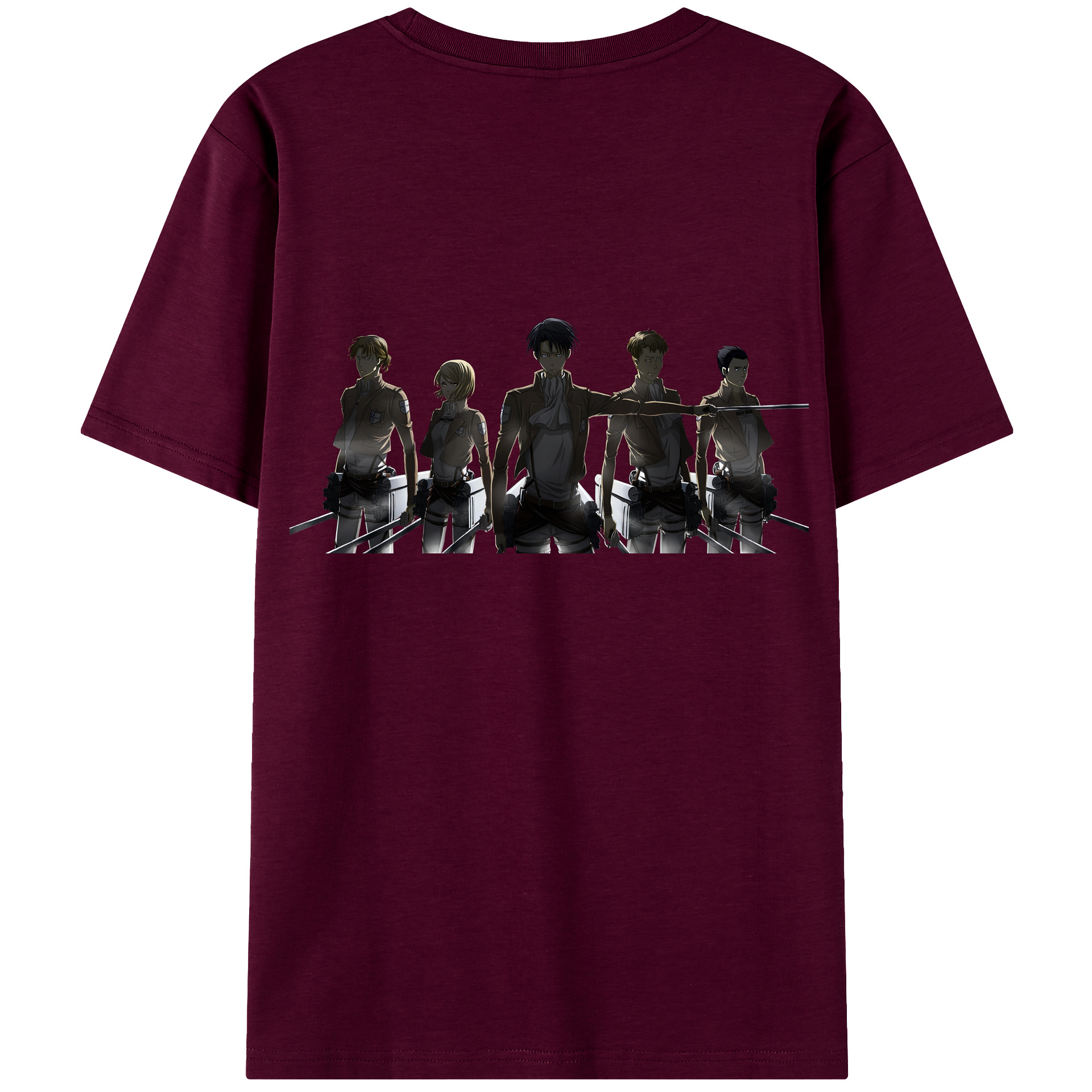 （画像用） 進撃の巨人 Attack on Titan レディース半袖Tシャツ(バックプリント)